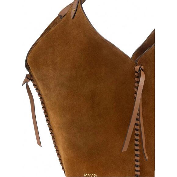 NEW ISABEL MARANT tampa shoulder bag in cognac - Picture 4 of 6